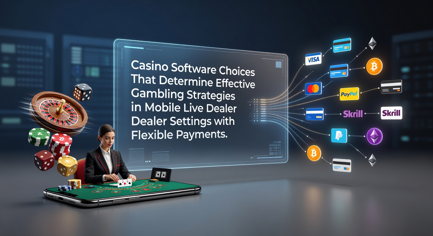 Mobile live dealer casino interface showing software controls and payment options on a smartphone screen