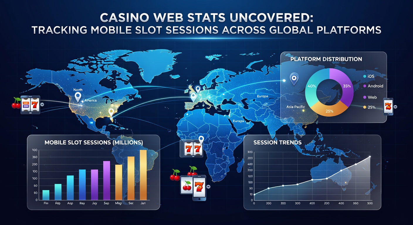 Infographic comparing iOS and Android slot session metrics with bar charts on duration and frequency