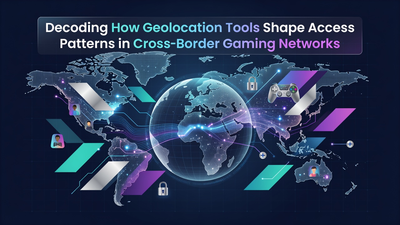 Geolocation mapping tools analyzing access patterns across international gaming networks