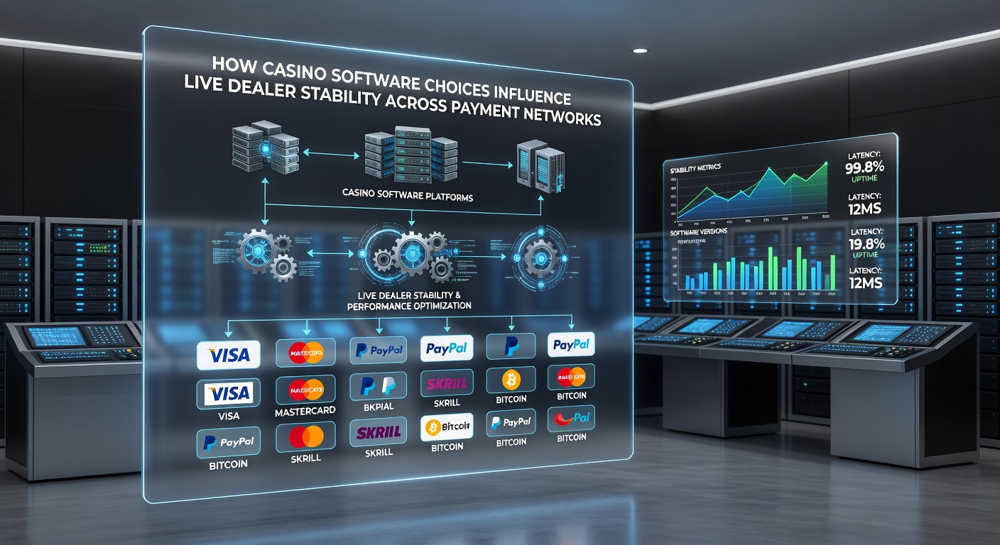Network diagram illustrating live dealer connections routed through payment gateways with stability monitoring overlays