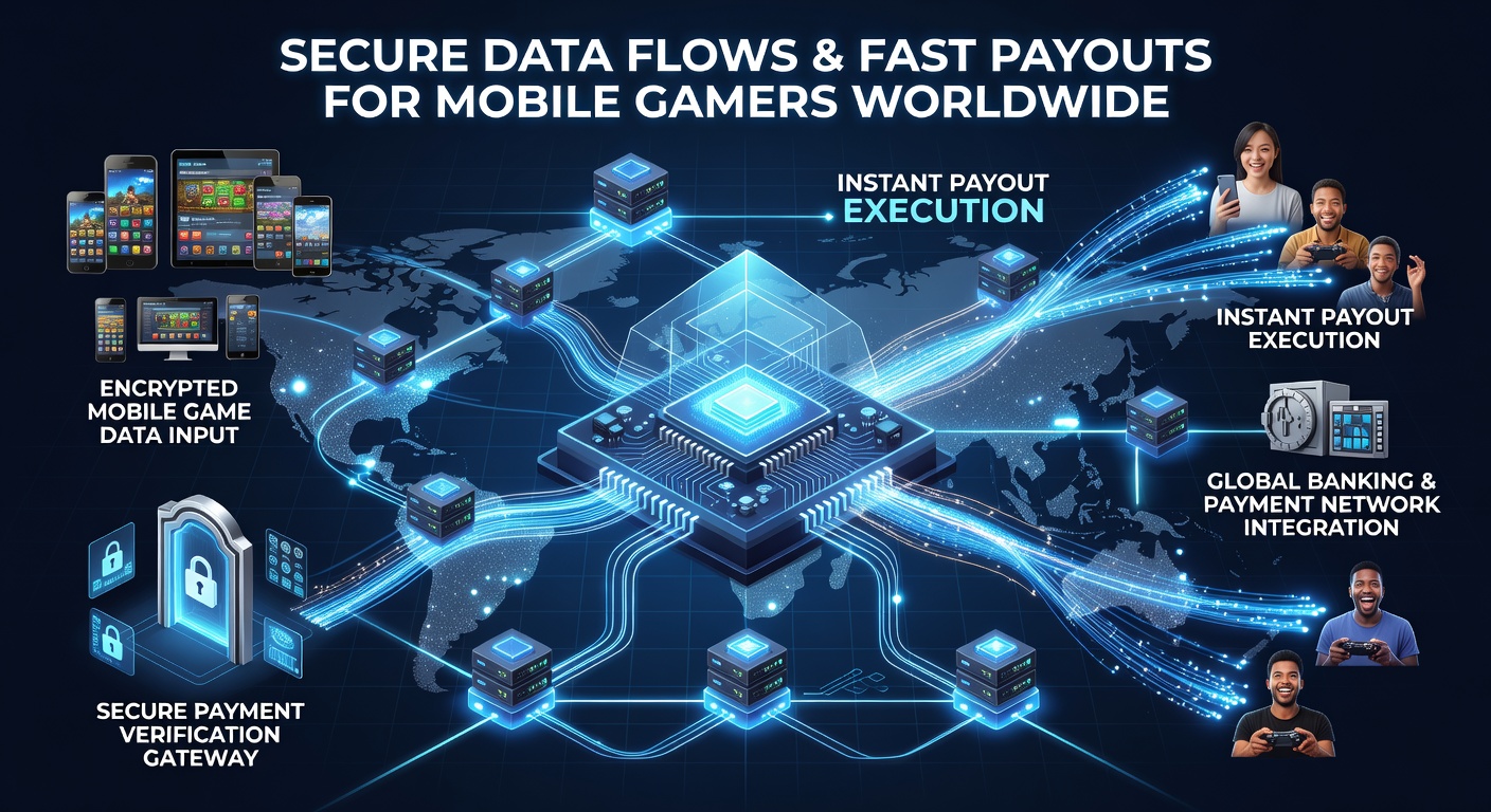 Diagram showing API connections in mobile payment systems
