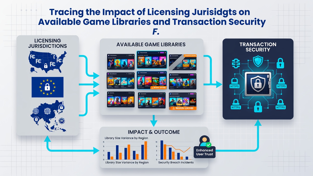 Comparison of transaction security protocols used in different licensing regions for online gaming payments